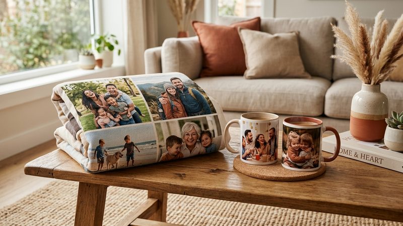 Photo Blankets vs. Photo Mugs — Gift Showdown